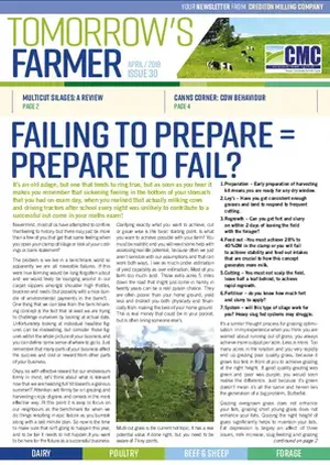 CMC Newsletter April 2018 Front Cover