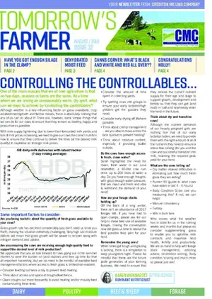 CMC Newsletter August 2018 Front Cover