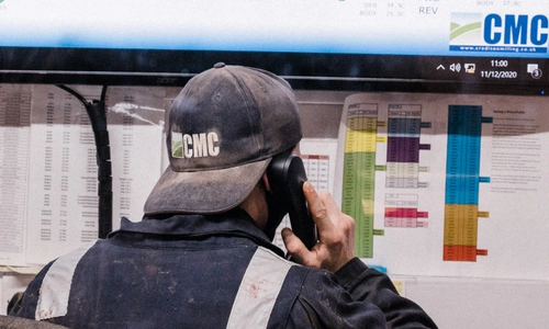 A Crediton Milling lorry driving into the yard